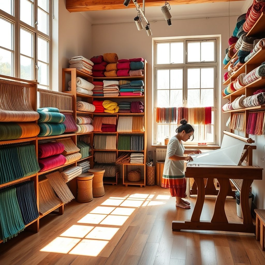Collezioni tessili artigianali di Loomweave