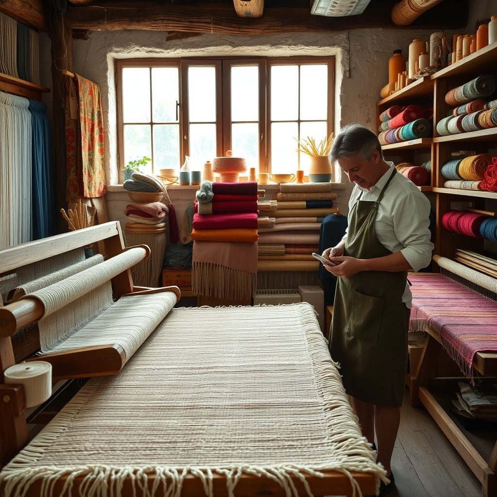 Campioni di tessuti Loomweave